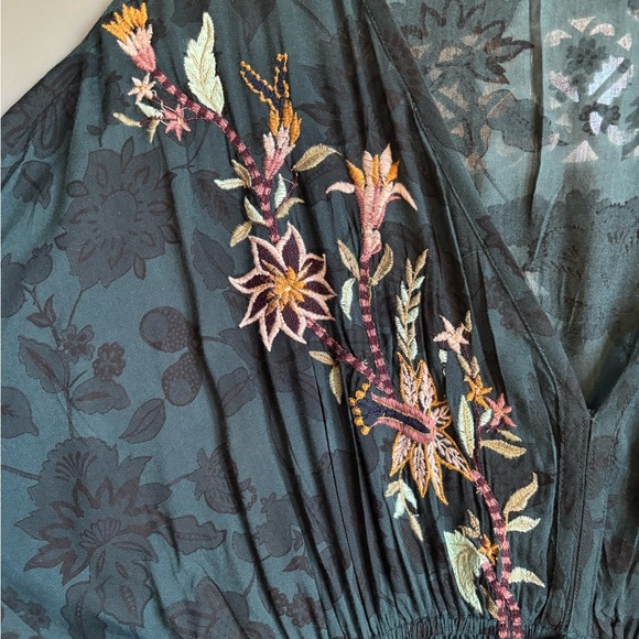 Embroidered Empire Waist Maxi Dress - Picture 6 of 6